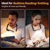 Neck Reading Light Book Lovers Gifts, Rechargeable 2000mAh 10-80Hrs Eye-friendly