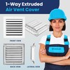 8x8 Inch (Duct Opening) Aluminum 1-Way Air Flow Vent –