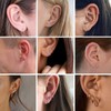 Silver Hoop Earrings10 Pairs Small Hoop Earring Set for Women
