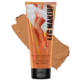 Waterproof Body Concealer – Tattoo, Scar & Vein Cover Up | No-Transfer Leg Makeup & Body Foundation for Flawless Skin, Long-Lasting Coverage for All Skin Tones – 100ml (BRONZE)