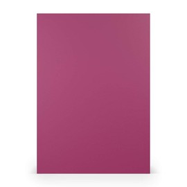 PAPERADO 25 x Craft Card DIN A4 - Amarena Ribbed Magenta Purple 220 g/m² Coloured Card - Thick Craft Paper in 29.7 x 21 cm Painting, Craft Perfect Craft Cardboard