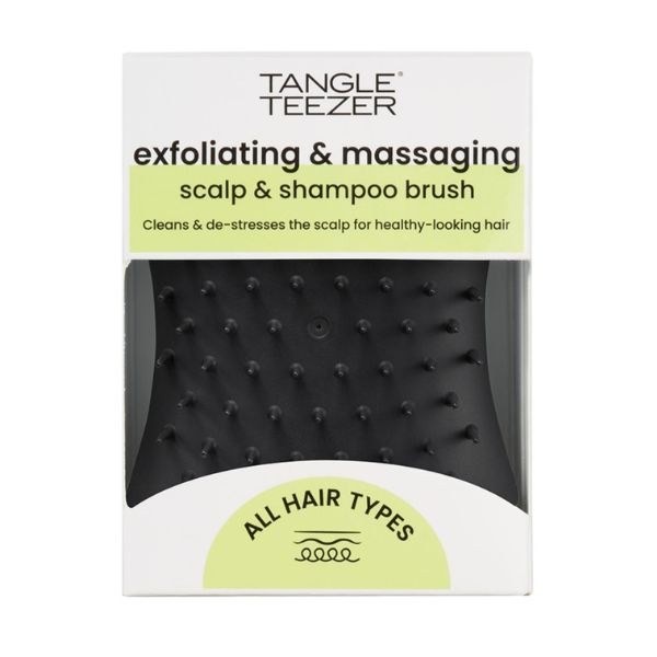 Tangle Teezer Exfoliating & Massaging Scalp & Shampoo Brush Onyx