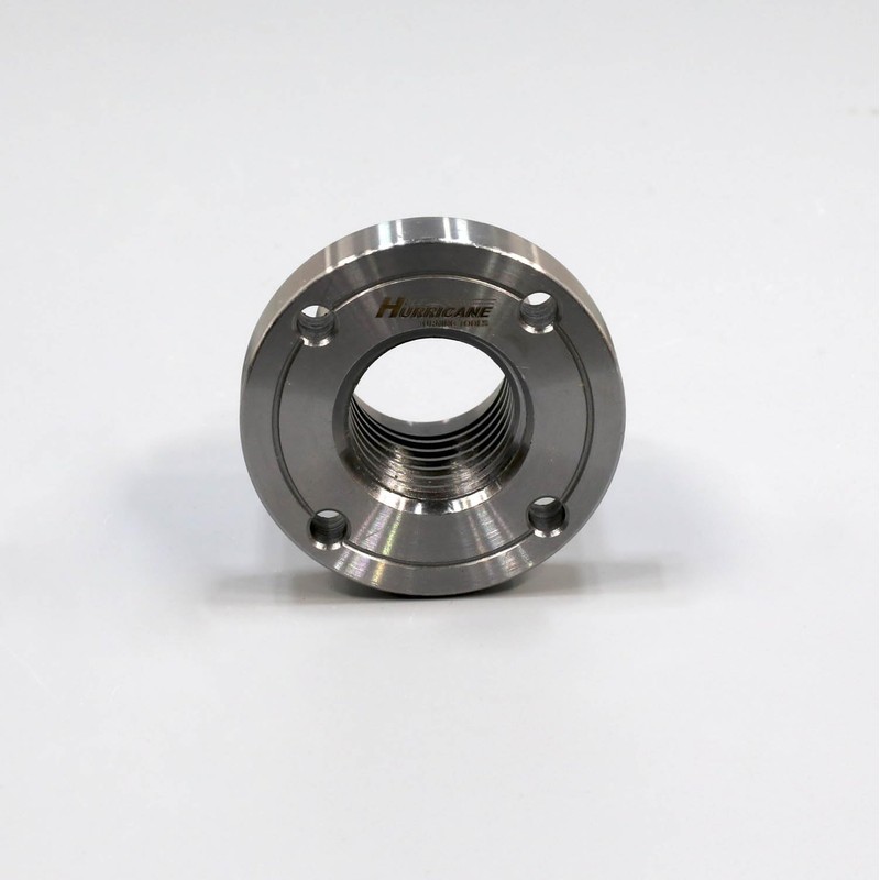 Hurricane Turning Tools, 2" Steel Faceplate For Wood Lathe, 1"