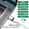 USB TYPE-C Converter Adapter, Flat Magnet, USB 3.1, 40Gbps, PD140W,