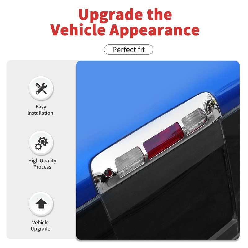 3rd Third Brake Light Tail Light Lamp Cover Trim Compatible