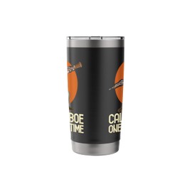 Call It Oboe One More Time - Bassoon Player Bassoonist Stainless Steel Insulated Tumbler