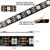 WESIRI WS2812B LED Strip Lights 16.4ft 5M WS2812B 300LEDs Programmable