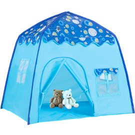Pop Up Tents for kids, Playhouse for kids outdoor & indoor with Premium Fabric, Sturdy Frame, Easy 2-Step Setup, 51x39x49 inches (blue)