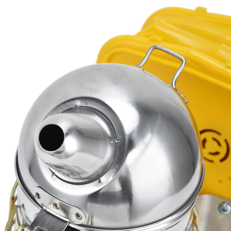 Pointed Beehive Smoker with Heat Protection Board Stainless Steel Bee