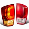 Taillight Assembly with Socket for 2016-2023 Toyota Tacoma Pickup Red