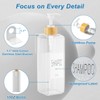 VITVITI Shampoo and Conditioner Dispenser, 17OZ Refillable Shower Soap Dispenser