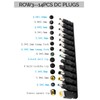 Outtag Universal 34pcs DC Connectors Plug Kit DC Power Adapter