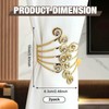 Pcmursal 2 Pack Curtain Tie Backs, Decorative Curtain Tiebacks for
