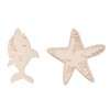 48PCS Unfinished Wood Ocean Animal Cutouts for Kids,Wooden Painting Bulk
