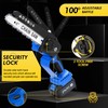 DEPNCYC Mini Chainsaw 8-inch Cordless Portable Chainsaw, Hand Held Power