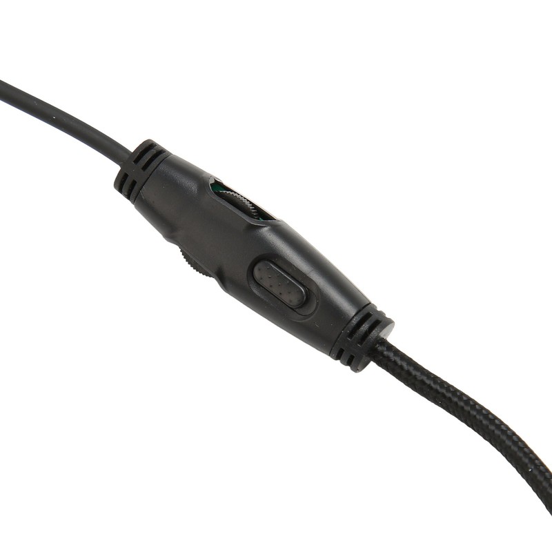 Coiled Headphone Cable Replacement Headset Sound Cord with Volume Key