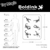 Boldink Semi-permanent tattoos, realistic fake tattoos, last 7-15 days, waterproof
