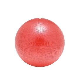 GYMNIC - Soft Pilates Ball 23cm - Inflatable Ball with exercise guide - Use for Pilates, Yoga and Light Resistance Exercises (Home Gym & Gym Equipment) - Red