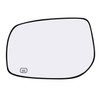 Driver Side Mirror Glass Assembly With Plastic Backing Plate Heated
