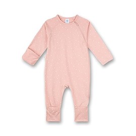 Sanetta Baby Girls' Rompertje Roze Baby and Toddler Sleepsuit, Silver Pink, 56 EU, pink