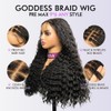 Braided Wigs for Black Women 200% Density Glueless Wigs Human