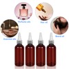 DTDNZKN 4 Pack 1 Oz (30ml) Amber Plastic Essential Oil