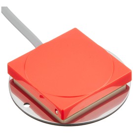 Odden OFL-S-P-R Foot Switch, P-Shape, Thin and Multi-functional Type, Red