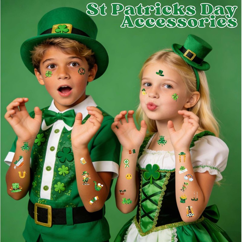 St Patricks Day Accessories & Decorations, 48Pcs St. Patrick's Day