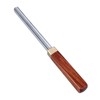 Guitar Fret Crowning File Chrome Plated Solid Wood Handle Fret