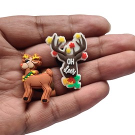 GDJEWLS Christmas Shoe Charms Set - Festive Holiday Shoe Shoe Charms, Perfect Stocking Stuffers and Accessories for a Merry Season (DESIGN 3)