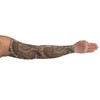 Lymphedivas Black Paisley Medical Graduated Compression Arm Sleeve for Lymphedema