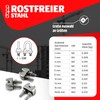 SET 15m wire rope stainless steel strand:7x7 3mm + 6