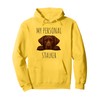 Funny Chocolate Labrador Dog Owner Pullover Hoodie