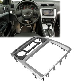 Keenso Car CD Stereo Radio, 2Din Radio Stereo Bezel Frame Dashboard CD Trim Decoration Replacement for 2008-2013 Car Tuning