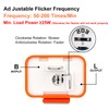 Weasch - Relé de intermitente electrónico ajustable, 12 V CC,