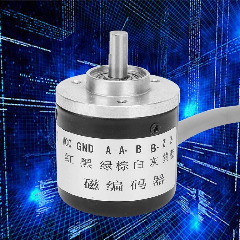 Incremental Magnetic Rotary Encoder, 1024P/R DC5V Optical Absolute Encoder, 38mm