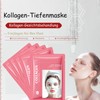Soleneva 6 PCS Collagen Maske, Anti-Falten-Gesichtsmasken für Trockene Haut, Tuchmasken