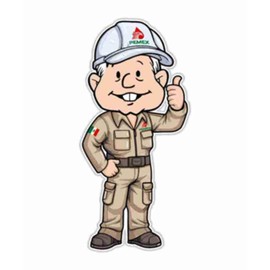 Amlito PEMEX Uniform AMLO Lopez Obrador Mexico Decal (5.0" h X 2.3" w)