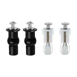 couduan 4 Pcs Toilet Seat Fittings Kit,Toilet Seat Screws,Toilet Seat Fixing Kit,Toilet Seat Fittings and Fixtures,Quick Release Toilet Seat Fixings,Universal Standard Bolts,Suitable for Toilet