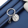 MYOSPARK Mathematical Pi Symbol Pendant Necklace Keychain Science Jewelry Math