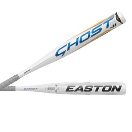 Easton | GHOST YOUTH Fastpitch Softball Bat | -11 | 28" | White/Gold