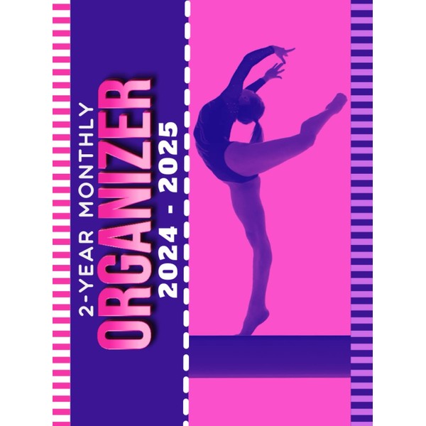 2-Year Monthly Organizer 2024-2025: Hardcover / 8.5x11 Large Dated Monthly