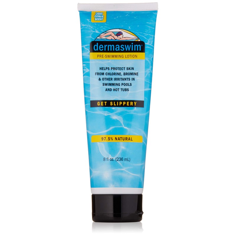 DERMASWIM Pre-Swim Lotion for Chlorine Protection – 8 fl oz