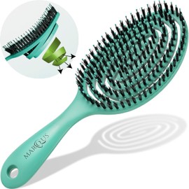 MarQus - Boar Bristle Hair Brush - Detangling Brush for Every Hair Type with Even More Bristles - Tangle - Free Hair brush women