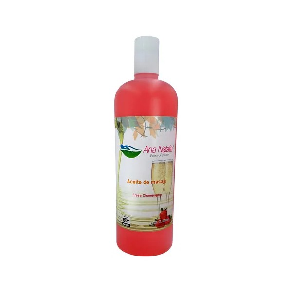 Aceite Masaje Corporal Fresa Champagne 1 Lt