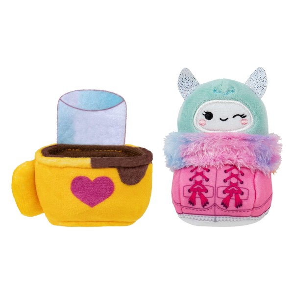 Squishville SQM0317 Snow Day Accessory Set Set-2-Inch Boots and Cocoa