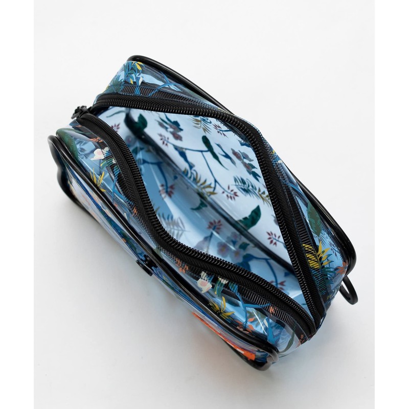 KiU Clear Clear Pouch PVC Pouch Cosmetic Case Sea Outdoor