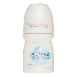 Almay Anti-Perspirant & Deodorant, Sensitive Skin, Roll-On, Fragrance Free 1.7 oz (Pack of 5)