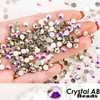 YouLuo 1440pcs Flat Back Crystal Rhinestones Round Gems, SS20, 4.6-4.8mm