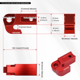 Tow Hitch Slider with Lock Pin & Trailer Hook Protection 45000 lbs Compatible with 3/4" D-Ring or Soft Shackle for Off-Road Trucks SUV Vehicle Towing Recovery Hitch Protection (Red)